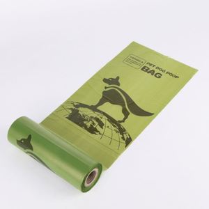 Bolsas para excremento de mascotas en rollo grande, ecológicas y personalizadas, resistentes y a prueba de fugas, biodegradables para perros. - Product Image 3