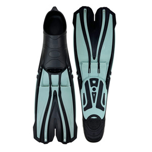 Aletas de buceo para entrenamiento de natación, aletas largas de pie completo para buceo profundo, snorkel al aire libre, ligeras, talla para adultos de XS a XL - Product Image 2