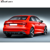 Accessoires de carrosserie pour pare-chocs arrière de style S RS3 2017-2020 pour AUDI A3 berline
