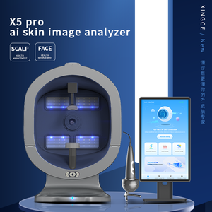 High Quality 2025 3D Face & Nose Skin Analysis AI Magic Mirror Skin Analyzer Machine EU Plug Compatible - Product Image 2
