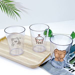 Cartoon Eco-Friendly Children's Transparent <b>Plastic</b> Drinking Cup Customized Pattern Advertising Promotional <b>Barrel</b>-Packed Home - Product Image 3