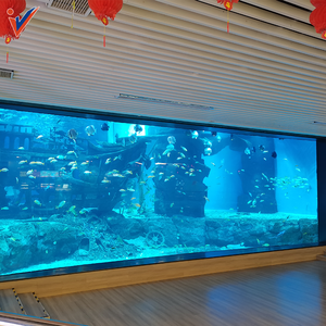 Leyu Usine Offre Spéciale Personnalisé Épais Grand Plat Acrylique Fish Tank Fenêtre - Product Image 5