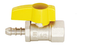 <span class=keywords><strong>EN331</strong></span>-Zertifiziertes 400 PSI WOG Vernickeltes Messing-Gaskugelventil Düse X FIP 1/4" 1/2" - Product Image 5