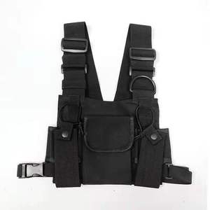 Venta caliente Walkie Talkie Case Radio Shoulder Holster <span class=keywords><strong>Chest</strong></span> Harness Holder Vest <span class=keywords><strong>Rig</strong></span> para Two Way Radio <span class=keywords><strong>Chest</strong></span> - Product Image 1