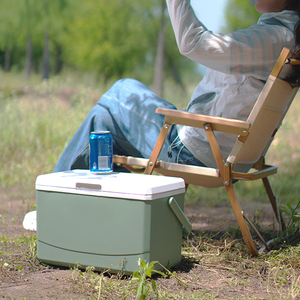 Glacière 9L pour 15 canettes, glacière portable en plastique rigide pour le camping en plein air, cadeau promotionnel d'entreprise, glacière avec logo personnalisé - Product Image 2