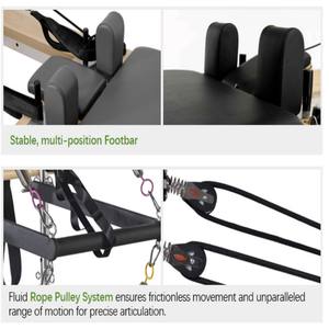 コアフロー特価セール 耐久性のあるリフォーマー キャデラック ウッド カスタムメイド 商用 初心者向け ヨガジム スタジオ 調整可能 環境に優しい ボディ - Product Image 4