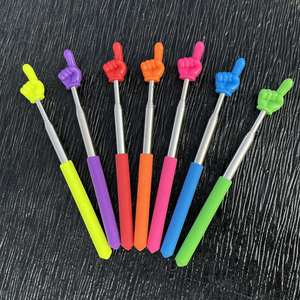 Puntero Extensible en Forma de Dedo, de Acero Inoxidable, Retráctil, Guía de Lectura para el Aula, el Hogar, Niños y Educación Temprana - Product Image 1