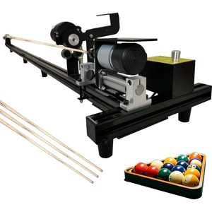 Machine de réparation de queues de billard QJSZMEI 8 en 1, tour à queues de billard professionnel réglable pour usage en salle de billard - Product Image 1