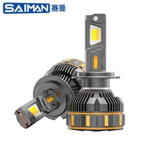 Saiman 200W 100W Faro Delantero para Auto con Control por Aplicación, 3000K-6000K Ajustable, Inteligente con IA, H1 H4 H7 H11 9005 9006 H13, Lámpara LED para Auto - Product Image 4