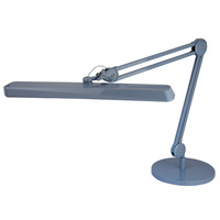 2000 Lumens Eye-Care 5 Brightness Levels LED Desk Lamp with Clamp Adjustable Swing Arm Light for Dorm Home Office Beauty Salon