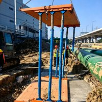 Caja de Apuntalamiento de Acero Reutilizable Litewei de Fácil Instalación para Obras de Construcción de Tuberías de Alcantarillado