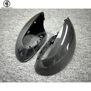 Cubierta de Espejo Lateral Derecho de Fibra de Carbono Seca (Repuesto) para Carrera 991 2012-2018, Color Negro - Product Image 2