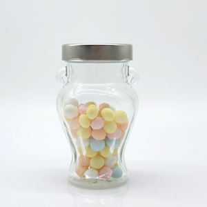 Nuevos Frascos Altos de Plástico de 212 ml, Recipientes Transparentes Reutilizables con Tapas Doradas para Mermelada, Miel, Encurtidos, Dulces y Lociones - Product Image 3