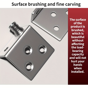 Ct góc mã phía dưới pivot cửa tủ Bản lề cửa gỗ bản lề ẩn lỗ miễn phí góc tủ sắt cửa góc mã - Product Image 3