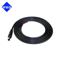 Câble d'alimentation DC pour autoradio, faisceau de câbles audio, 5,5x2,1 mm, âme en cuivre pur, 12V 24V, mâle-femelle