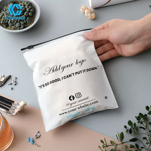 Sacos De Armazenamento De Viagem Personalizados para Vestuário Luvas Higiene Pessoal Cosméticos Embalagem Frosted Zipper Zip Lock Bag PE Small Tow Use - Product Image 2