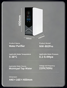 Système de purification d'eau par osmose inverse haut de gamme à grand débit Zero Aging Water pour les ménages - Product Image 5