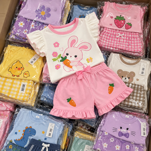 Lotes al por mayor de ropa infantil usada para niños y niñas, pacas de ropa de bebé, envío aleatorio de ropa para niños y niñas. - Product Image 1