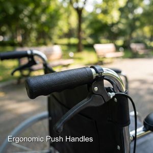 Transit sécurisé et protégé avec ce fauteuil roulant manuel testé en conditions de collision, créé par Keling Medical - Product Image 4