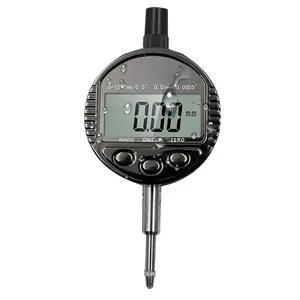 IP54 Tahan Air Digital Dial Indicator 0-12.7Mm 0.01Mm 0.0005 "Elektronik Metrik Inch Dial Indicator Gauge