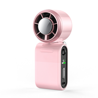 Ventilateur portable à turbine haute vitesse pour refroidissement semi-conducteur, rechargeable par USB, mini-ventilateur de cou pour extérieur