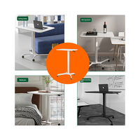 Aluminiim – mobilier OEM, hauteur pneumatique réglable, table de levage pour ordinateur portable, bureau debout, bureau, chambre à coucher