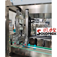 Solidpack Automatische Tracking Verpakkingsproductielijn Zonnebloemolie Kookpalmolie Plantaardige Olie Afvulmachine