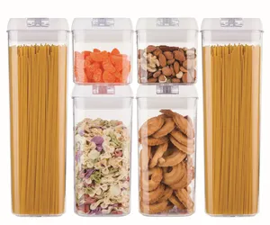 Customized Eco-Friendly 6 Piece Set airtight plastic food container suppliers