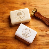 Molde de Latón Antiadherente de Alta Precisión para Sellos de Jabón, Herramienta de Estampado de Jabón con Logotipo Personalizado para Marca de Jabón Artesanal