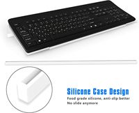 Support d'affichage de clavier d'ordinateur incliné en acrylique support de clavier en acrylique transparent personnalisé