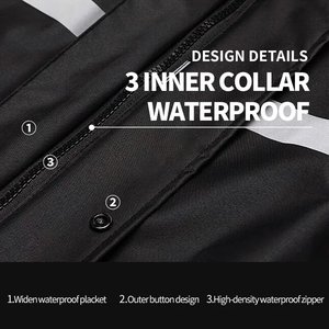 <span class=keywords><strong>Impermeabile</strong></span> per Adulti per Moto e <span class=keywords><strong>Scooter</strong></span> Elettrici, Completo Antipioggia Ecologico - Product Image 4