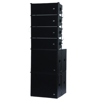 Système audio actif personnalisé DBK, ensemble de système de sonorisation à double ligne de 8 pouces avec caisson de basses de 18 pouces, haut-parleur de scène professionnel PA
