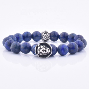 Comercio seguro alto grado 10Mm rojo turquesa <span class=keywords><strong>águila</strong></span> encanto pulseras de piedras preciosas joyería - Product Image 5