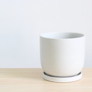 Maceta de cerámica con esmalte moteado mate para decoración de interiores sencilla, maceta para flores <span class=keywords><strong>suculentas</strong></span> de cactus, plantas en maceta con platillo - Product Image 6