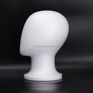 Un nuevo diseño <span class=keywords><strong>sin</strong></span> <span class=keywords><strong>cara</strong></span>, cabeza de Maniquí de espuma de poliestireno, práctica, maquillaje de belleza para el cabello, moldes para colorear DIY - Product Image 6