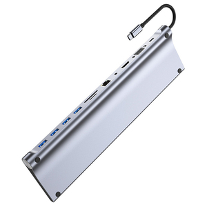 Yüksek kalite 11 1 çok amaçlı tip <span class=keywords><strong>C</strong></span> yerleştirme istasyonu <span class=keywords><strong>USB</strong></span> <span class=keywords><strong>C</strong></span> Hub adaptörü dizüstü bilgisayar - Product Image 5