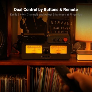 Fosi âm thanh LC30 khuếch đại Loa <span class=keywords><strong>Switcher</strong></span> 2-trong-2 Ra Kép Analog VU meter âm thanh <span class=keywords><strong>Switcher</strong></span> Box với DB Bảng điều chỉnh hiển thị - Product Image 4