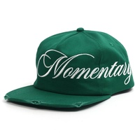 Gorras Snapback Vintage Sin Estructura de 5 Paneles con Visera Corta