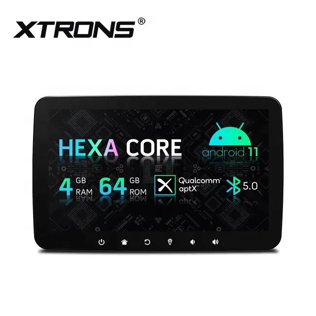 XTRONS 10.1 인치 범용 터치 스크린 안드로이드 자동차 스테레오 1 din HD 출력, 1 din dab 자동차 라디오