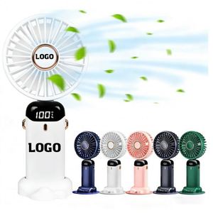 Wholesale Custom Modern Portable Promotional Handheld USB Charging Mini Electric Fan with Silk Screen <b>Printing</b> for <b>Office</b> Use - Product Image 1
