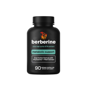 Cápsulas de Berberina con Extracto Herbal Natural de Fruta de Pimienta Negra OEM, Apoyo al Bienestar General para Adultos - Product Image 1