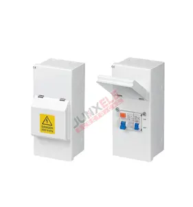 UK Single Circuit Garage and Shower Enclosures Consumer Units enclosure metal plastic power boards