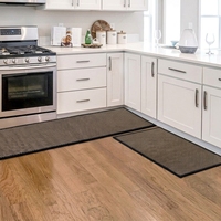 Wholesale Modern Woven Kitchen Mat Rubber Back Anti Slip Durable Water Absorbent Quick Dry Kitchen Floor Rug