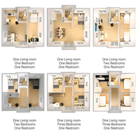 Maison préfabriquée en conteneur, aménagement personnalisé, bâtiment modulaire, certifié ISO CE, pour logements industriels