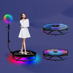 Фотобудка 360 градусов с принтером камеры совместим со смартфонами iPad SLR для свадеб и мероприятий 100 см-для продажи - Product Image 3