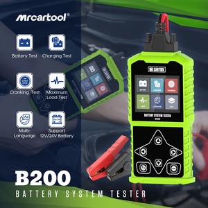 เครื่องทดสอบแบตเตอรี่รถยนต์ MRCARTOOL B200 12V 24V 30-1700 CCA เครื่องวิเคราะห์ระบบสตาร์ทและระบบชาร์จ - Product Image 1