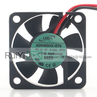 Ventilateur de refroidissement USB hydraulique ADDA 12V 24V 48V DC 5V 0.19A 4010 40X40X10MM 4CM à roulement hydraulique silencieux et grand volume d'air AD0405HX-G70