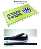 Tapis de souris de jeu RVB avec clavier Tapis de jeu antidérapant pour cartes Style chauffant Antidérapant en stock