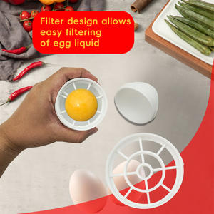 Convenient Egg Liquid Separator Kitchen Convenience Egg Yolk Separation Easy Cleaning Plastic <b>Small</b> <b>Tool</b> Kitchen <b>Tools</b> - Product Image 2