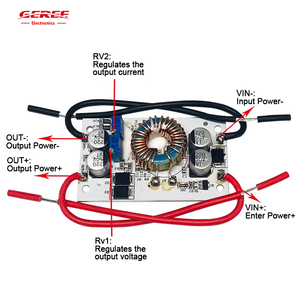 DC-DC 250W liên tục hiện tại tăng Step-Up chuyển đổi 8.5-48V đến 12-50V 10A tối đa 9V 12V cung cấp điện 24V đến 24V 12V biến áp - Product Image 2